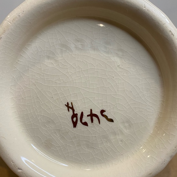 Sadler Bone China Coffee Pot/Teapot Swirl Red White Roses Very Gilded Gold Trim - Picture 13 of 16